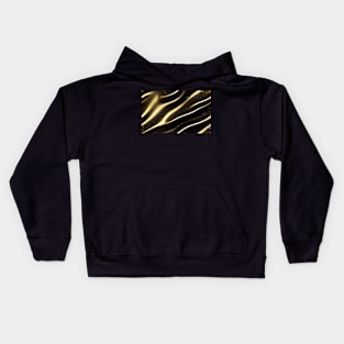 Seamless Black & Gold Texture Patterns XII Kids Hoodie